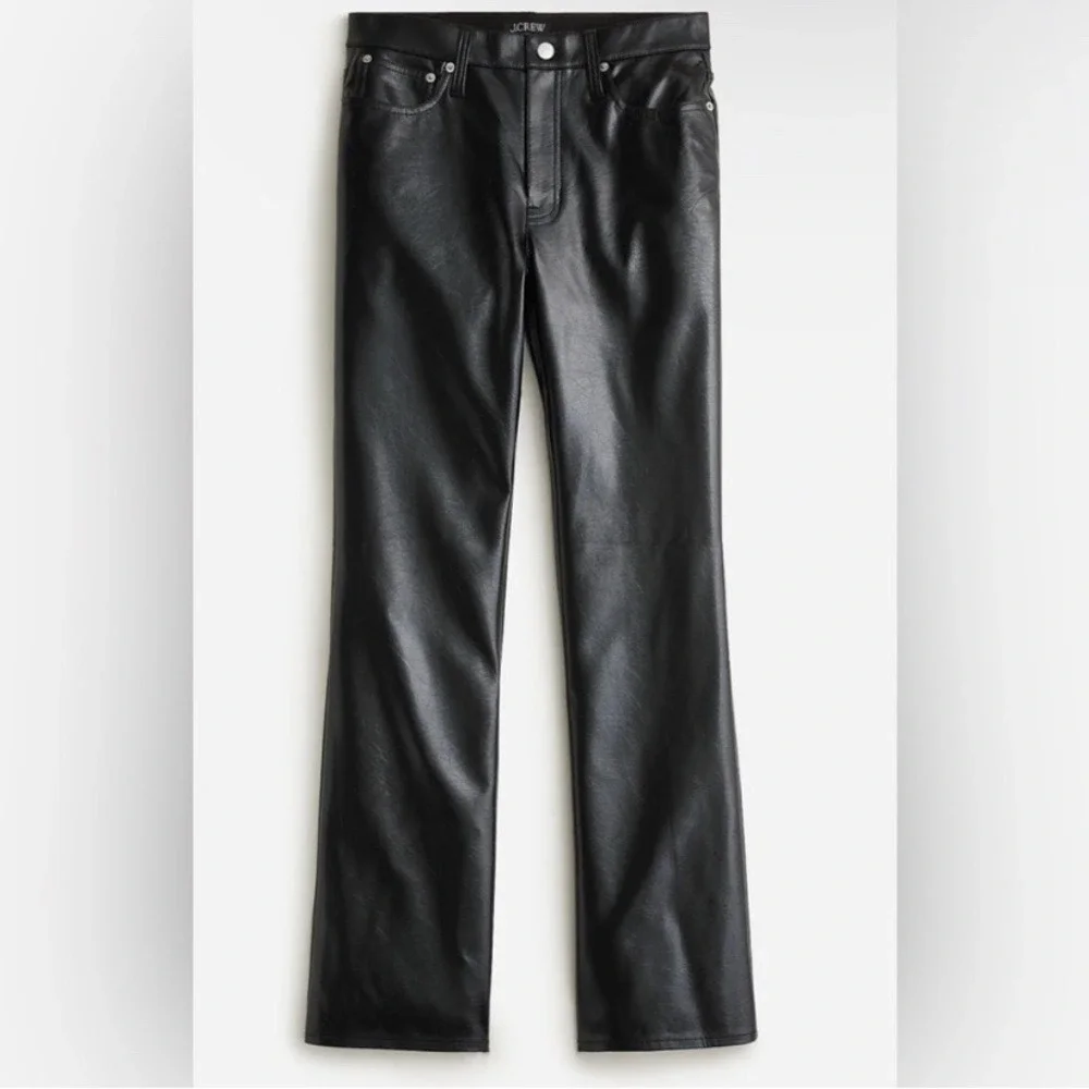 J.‎ Crew Collection Faux Patent leather pants size 27 (BU144) NWT